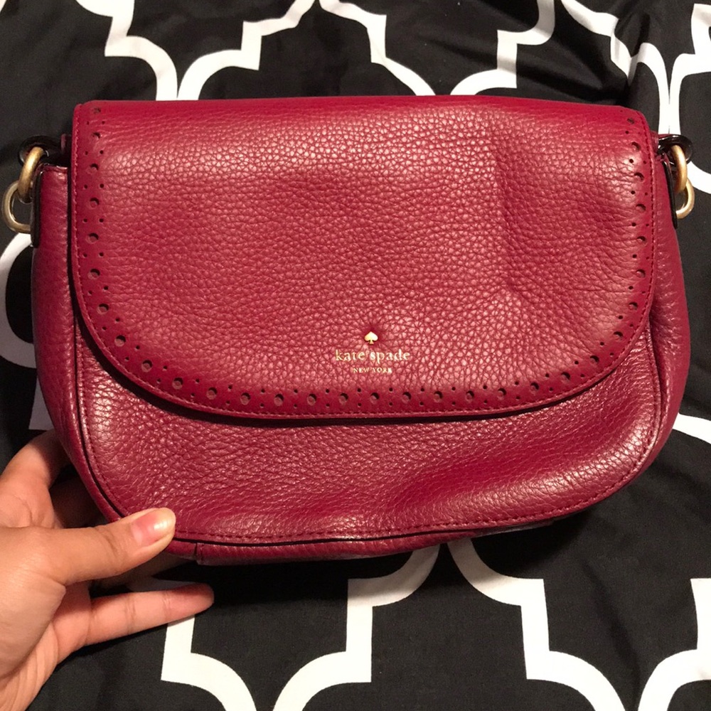 Used Kate Spade James Street Adelaide in Merlot